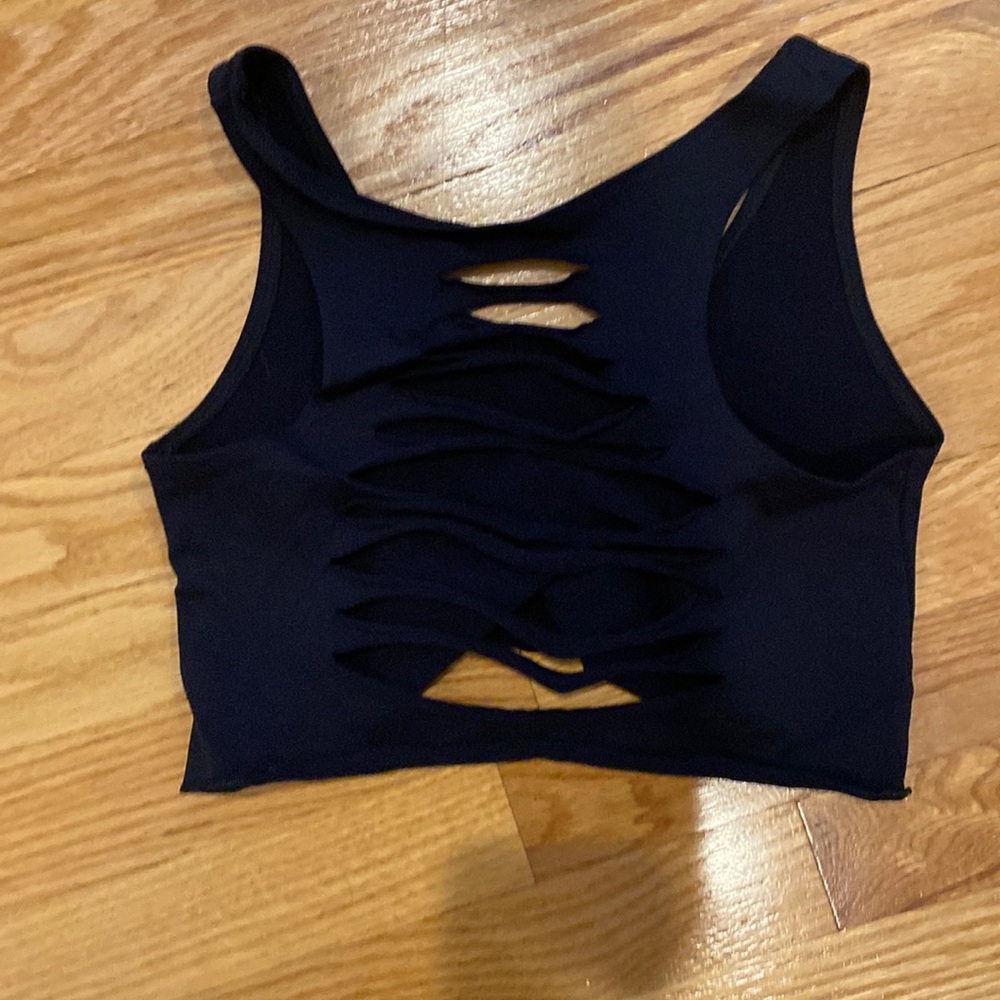 Booty by Brabants cropped black top